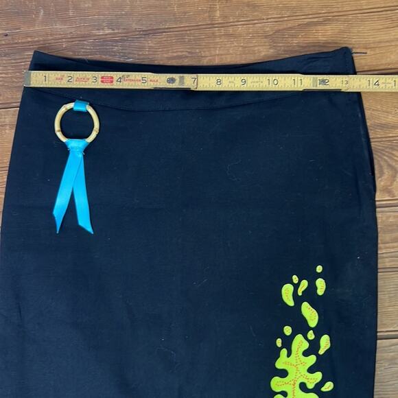Women’s Lucky 13 Apparel black pencil skirt skull size small - Picture 4 of 9
